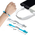 2019 neueste mode bunte armband tragbare handy schnellladegerät micro armband usb kabel