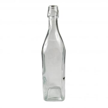 Bouteilles en verre transparent haut de gamme