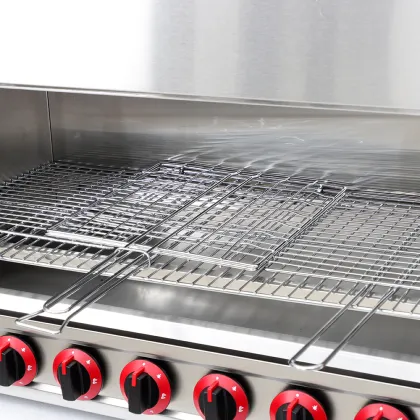 Commercial Gas Salamander Oven - High Quality Stainless Steel Hanging Lift Kitchen Salamander