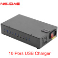 NS-IDAE 120W CARGAR DE MALAR USB DE 10 PORTO