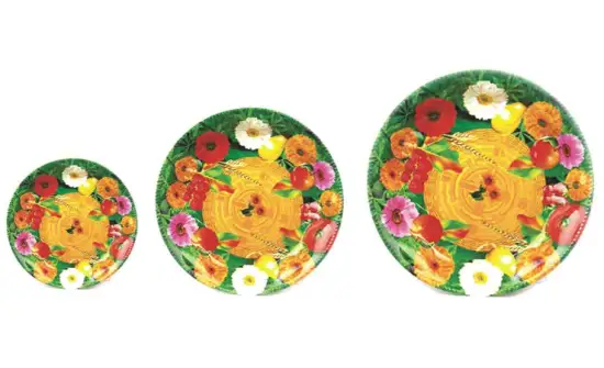 HW5360;HW5360-1;HW5360-2 ROUND PLASTIC PLATE