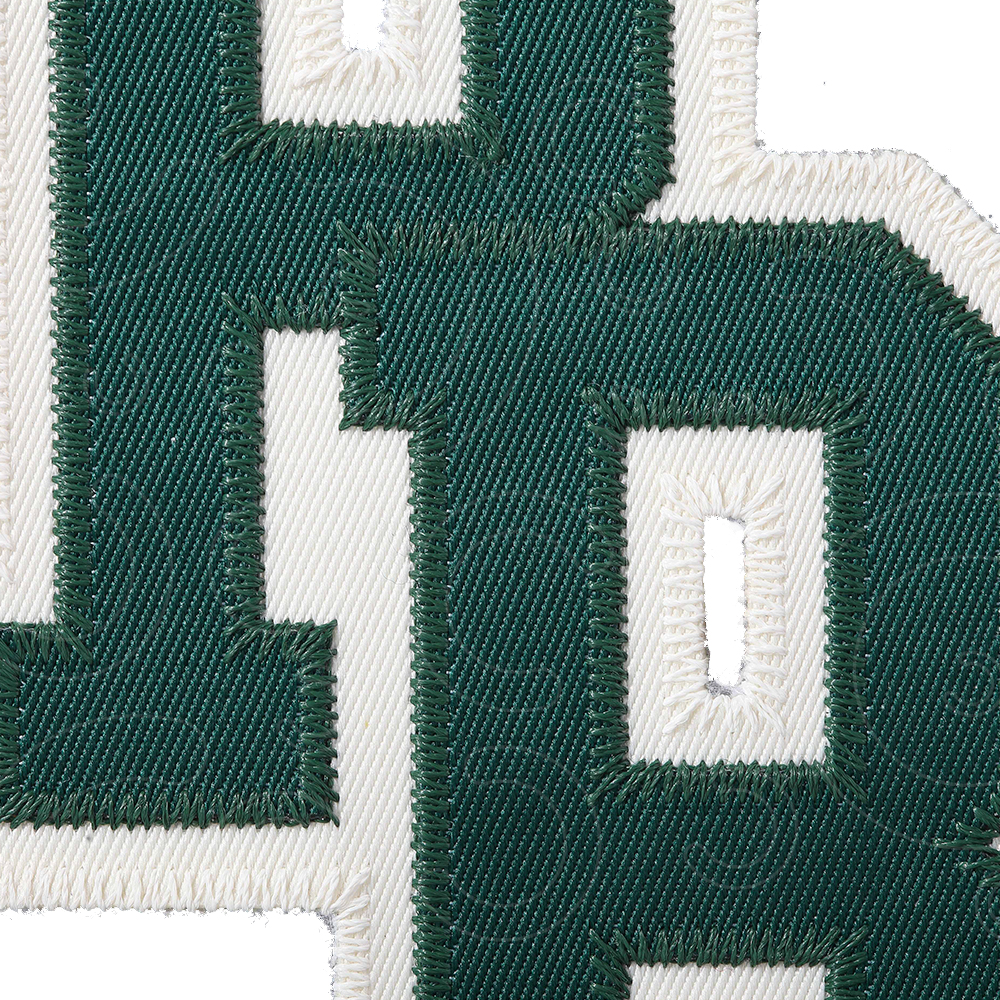 Embroidery on special plush fabric