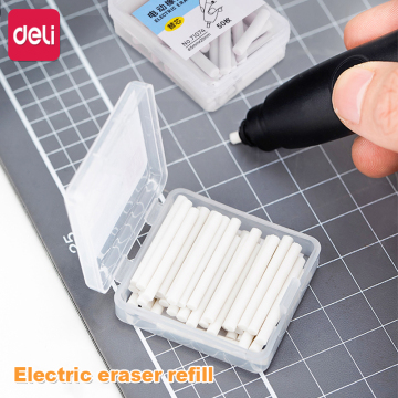 Kawaii ζυμωμένη γόμα ξαναγεμίζει για μολύβια - Deli Electric Eraser 2.5/5mm Office &amp; School Art Supplies