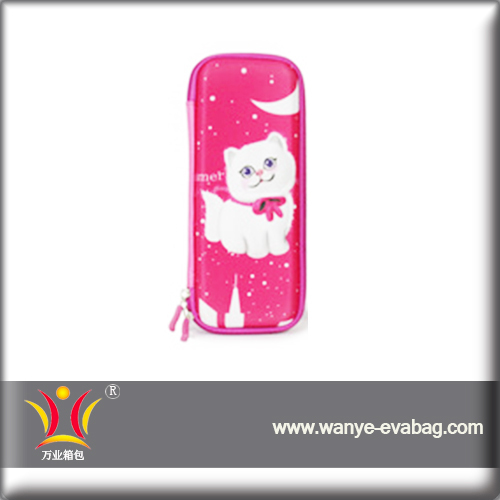 Wholesale Eva Hard Shell Small Pink Pencil Case