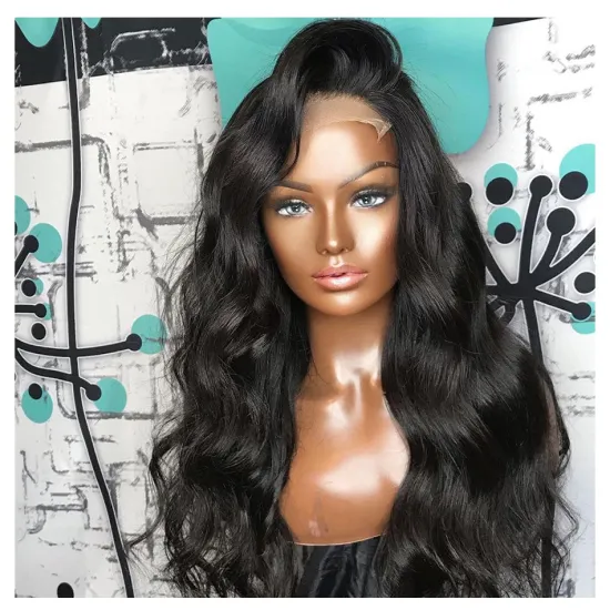 Wholesale Cheap Body Wave Raw Brazilian Virgin Human Hair Hd Full Transparent Lace Closure Wig Lace Front Wig For Black Women