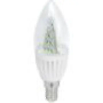 LED ceramics candle E14 4W bulb