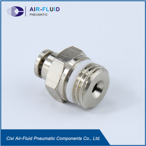 Air-Fluid Teflon Washer Fitting Straight Male Adapter.