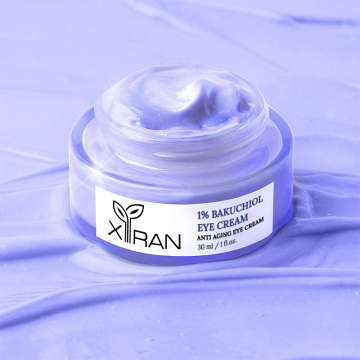 Private Label Retinol Alternative Eye Cream with Bakuchiol and Peptides for Dark Circles and Puffiness
