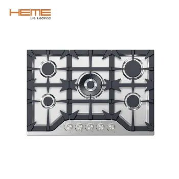 5 Burner Gas Hob with 30 Inch Built-in Parrillas a Gas from High Quality Chinese Factory