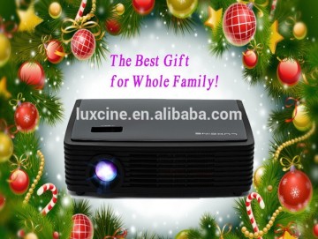 Black Bluray 3D 2205P DLP LED Projector Home Theater Android OS 1280*800 Luxcine