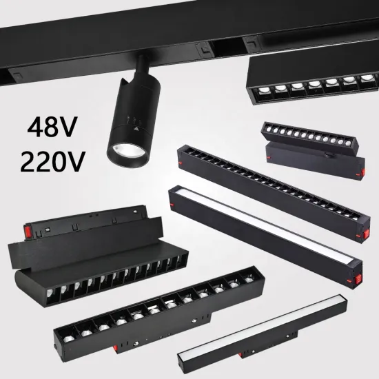 Tuya 220V Smart Lighting System with Magnetic Track Rail LED Spotlights and Floodlights