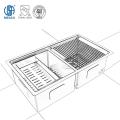 32 Inch Handmade Undermount PVD Nano Sink