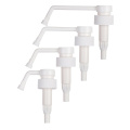 28/410 white ribbed closure medical hand washing disinfectant plastic nozzle long nose screw lotion pump head three sprayer