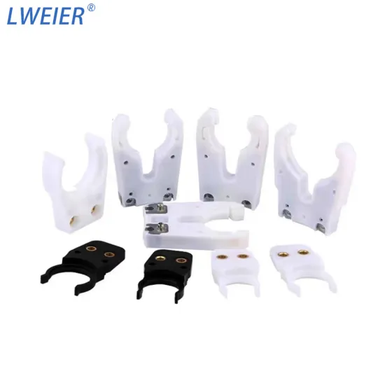 ISO30 Automatic Cutter Holder - White Plastic Tool Holder Clamping