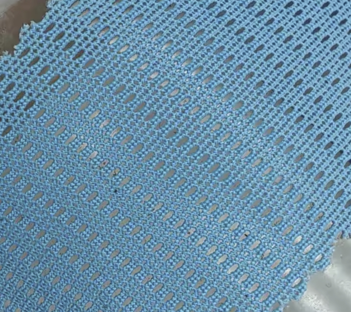 Spot Stretch Mesh Fabric