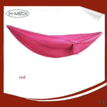 Purple Outdoor Portable Folding Parachute Fabric Hammock