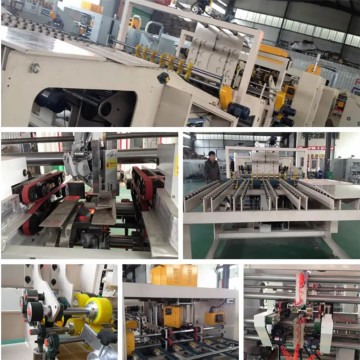 Semiautomatic cardboard carton box stitching machine