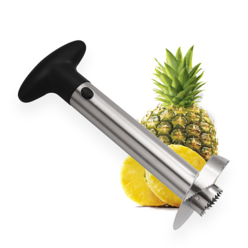 Professional Fruit Tools Set: 430 Stainless Steel Sharp Blades, Pineapple Peeler, Corer, and Remover with Plastic Handle