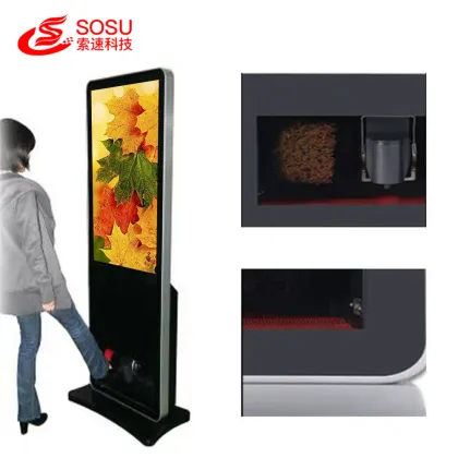 43 inch shoe polishing advertising machine
