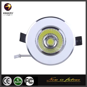 3W COB high pure aluminium housing LED ceiling light for home or comercial with CE&ROHS