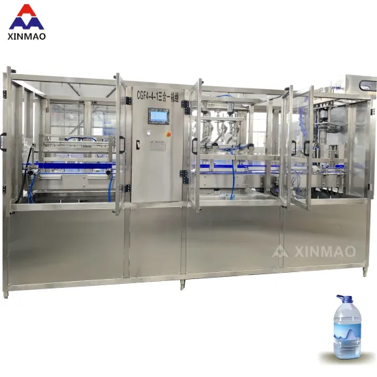 3-in-1 Bottle Water Filling Machines for 5L, 12L, and 15L - Drinking Water Production Line