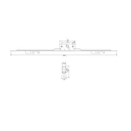 Transmission Rod for Multi-Points Lock Handle System PVC CBG003
