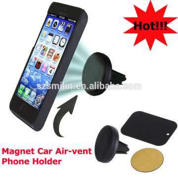 Factory Supply Universal Mobile Phone Magnetic Car Air Vent Mount for iPhone6 Plus Xiaomi Samsung S6 Phone Magnet Vent Holder