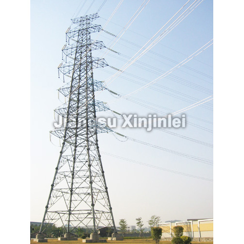 Torre elétrica tubular de aço 500kv