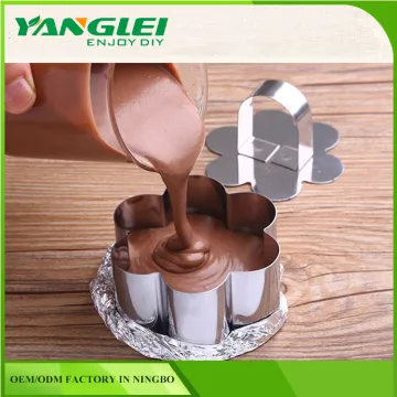 YL-238 Stainless steel flower mousse ring