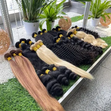 Wholesale Unprocessed Raw Virgin Brazilian Human Hair Extensions, raw Brazilian Ombre Human Hair Weave Bundles With Closure