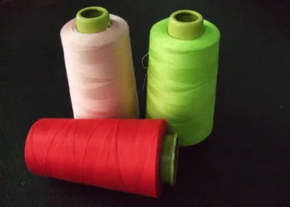 40s Coats Sewing Thread , Green Red Pink Polyester Thread