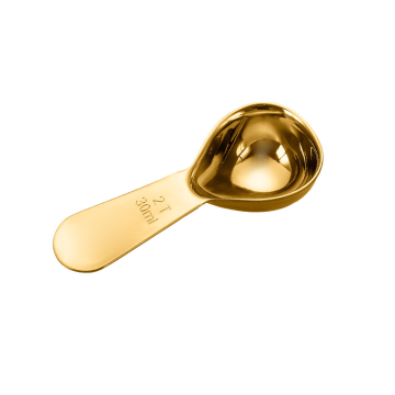 2 Tablespoon 30ML Gold-plated Stainless Steel Coffee Scoop