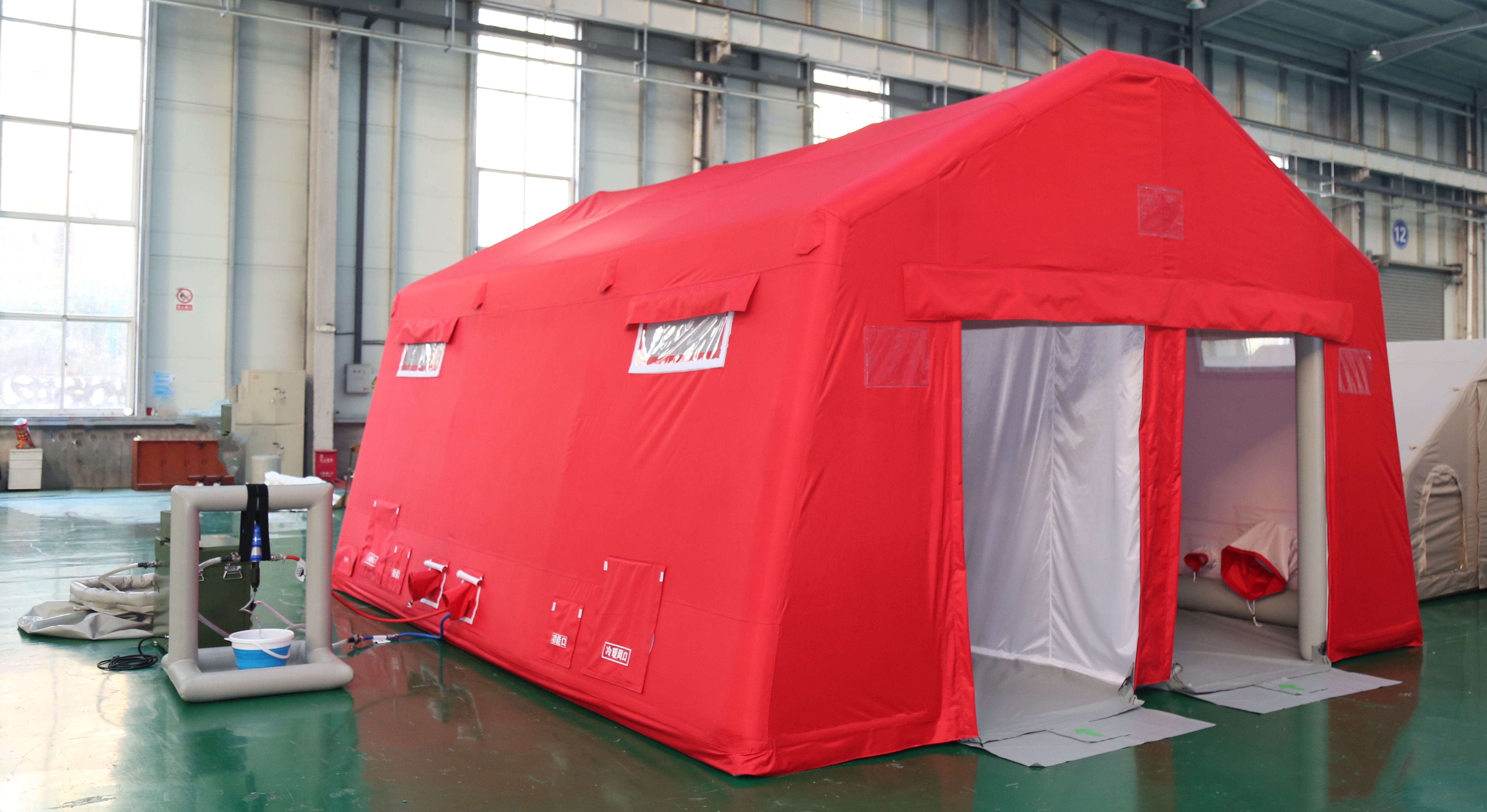 30㎡ decontamination inflatable tent