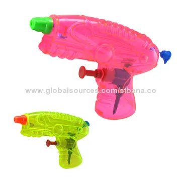 Water Gun, Yellow, Red, Green