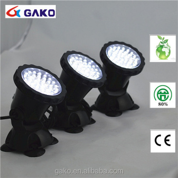 RGB ledde undervattensljus Aquarium Garden Lamps