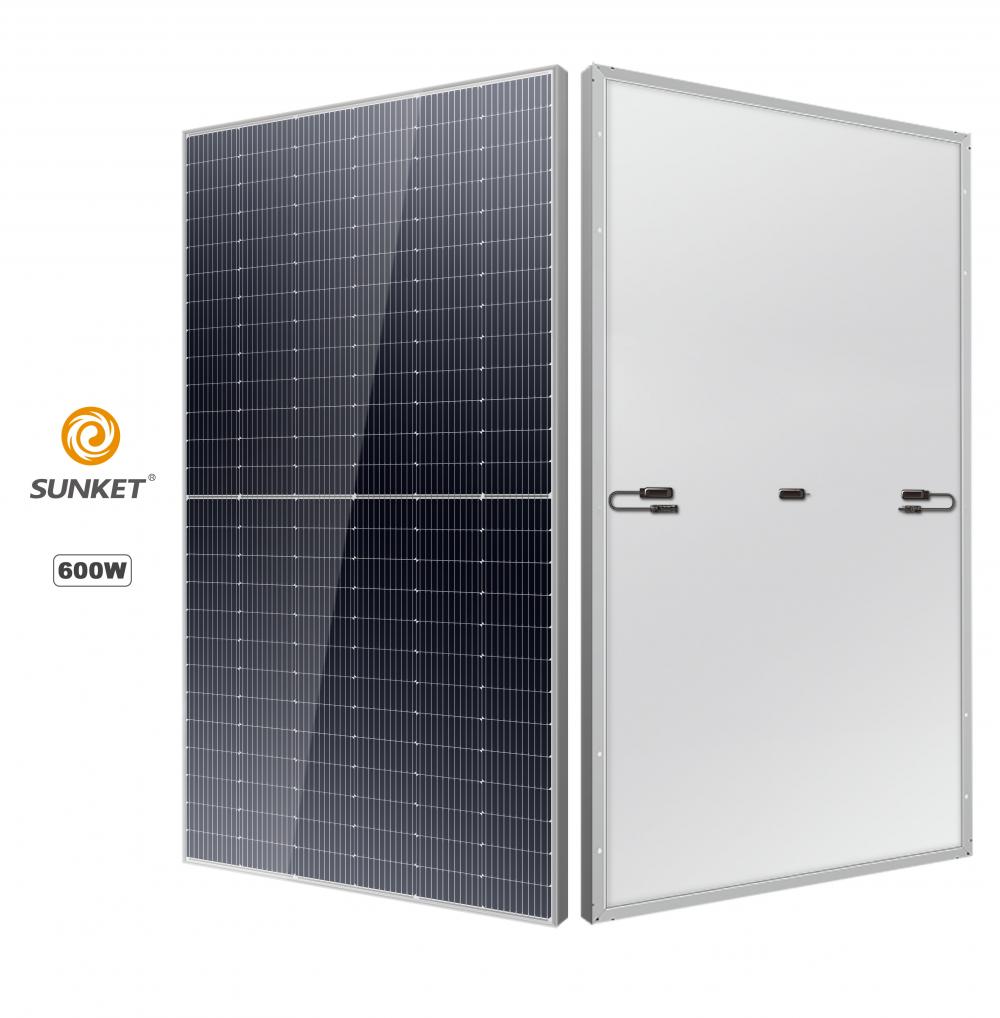 Berkualiti tinggi 600W mono solar panel 182mm 156cells
