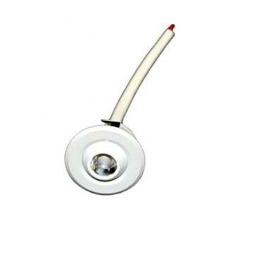 12V 1W-3W Recessed Micro LED Spotlight - 33mm Hole, Pink/White Housing, 37mm Diameter, 30mm Height