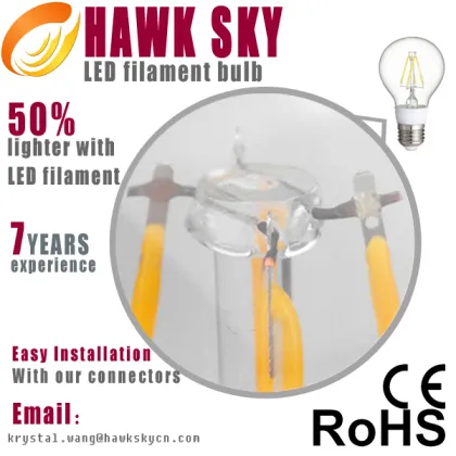 Seven years experience CE FCC certificate OEM/ODM filament light led manufacturer