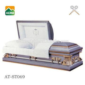 AT-ST069 hot sale good quality american funeral casket