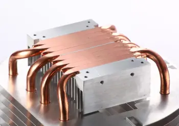 Inlet outlet for aluminum water cooling plate