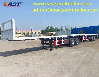EAST Super Tandem Link Flatbed Trailer