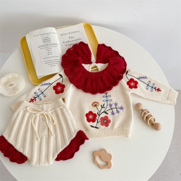 Children's Knitted Two-Piece Sweater On Sale