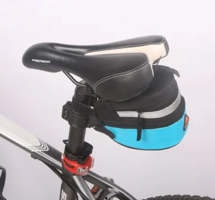 Cycling bike bicycle Strap-On Saddle Bag Seat Pak Pouch