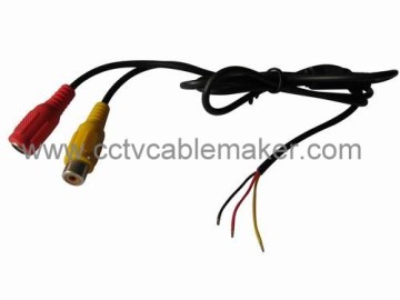 CCTV cable assemblies, audio video with power cable