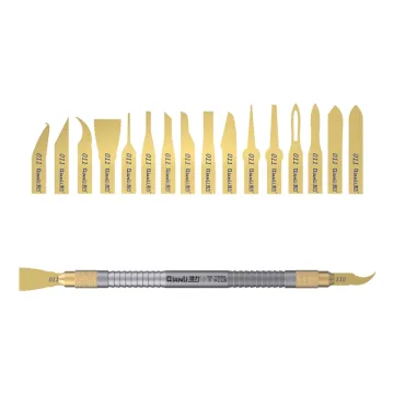 Qianli 011 Hand Polished Blades Phone IC Chip BGA CPU Pry Glue Removal Tool