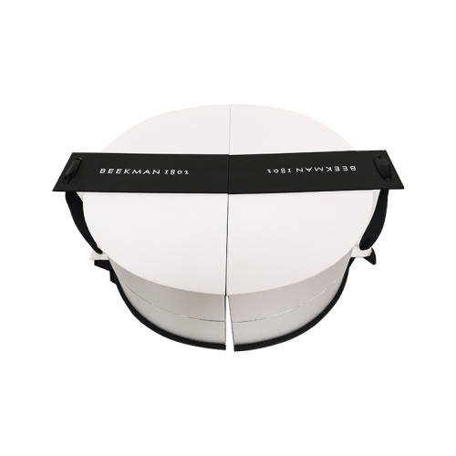 Semicircle book shaped box with flocking tray