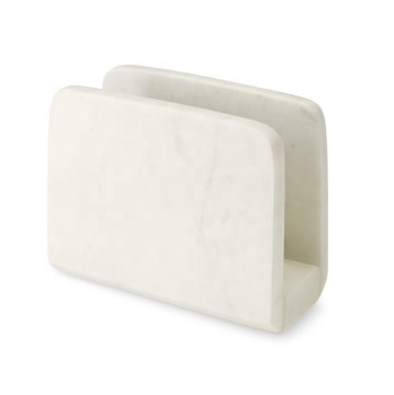 Handcrafted Marble Fabric Napkin Holder for Buffet and Kitchen Counter