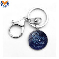 लोगो के साथ कस्टम मुद्रित epoxy keychain