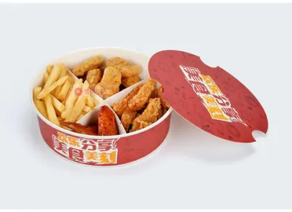 Paper Bucket Making Machine for Broasted Chicken - KFC McDonald 28-190oz