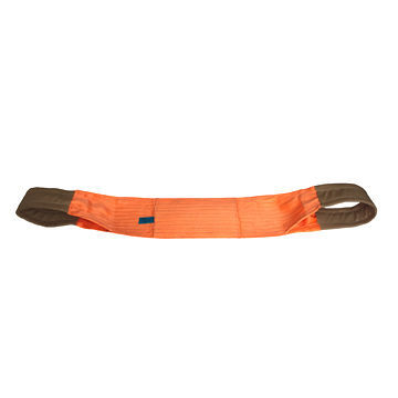 Flat Webbing Sling with Reinfoced Lifting Eyes